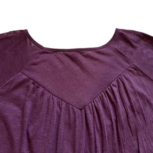American Eagle Purple V-Neck Top | Women’s XL - Picture 6 of 7